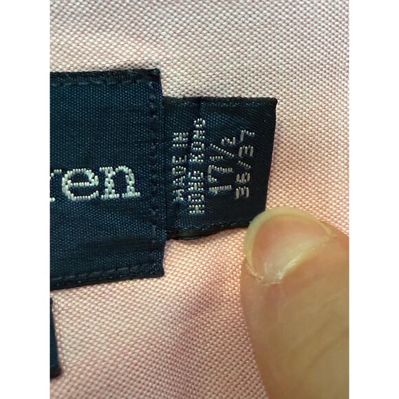 RALPH LAUREN Oxford Pink  Button Down Classic Dress Shirt Pony 17 1/2 36/37 - Picture 5 of 6